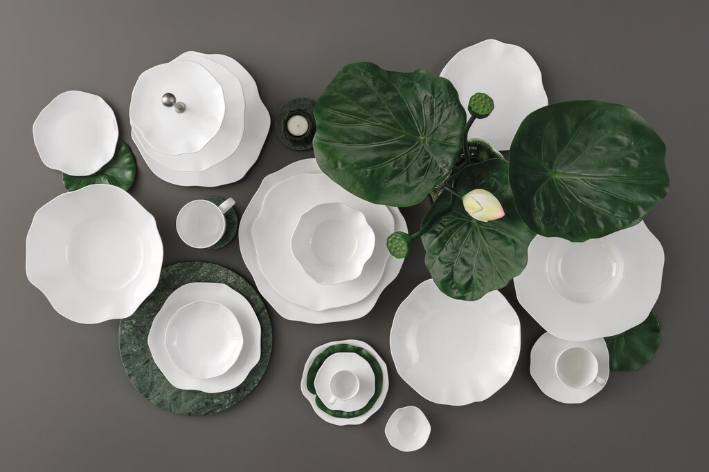Villeroy & Boch celebra la natura con una collezione ispirata ad una foglia di loto